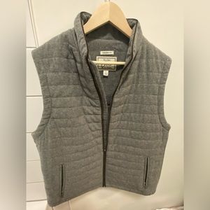 Joseph A Bank 1905 grey wool vest. Large.  Like new. Used. No tags. Wore twice